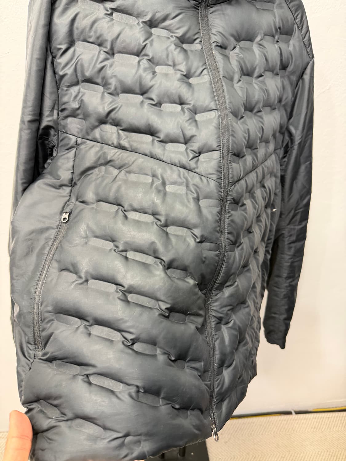 정품) 나이키 러닝 남성 패딩 블랙 후드 XL 상품이미지4