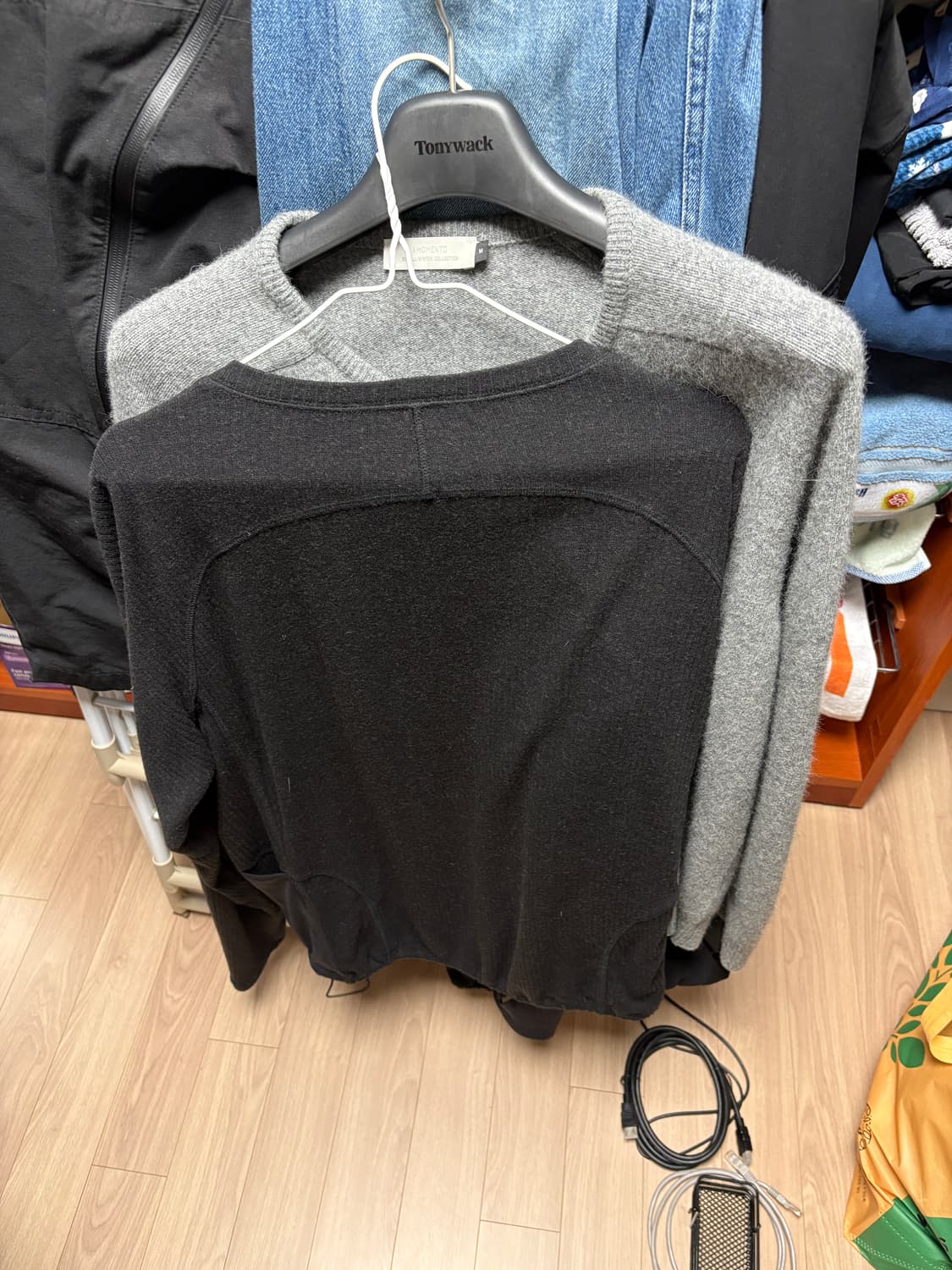 산산기어 리브드 롱슬리브 4사이즈 상품이미지2