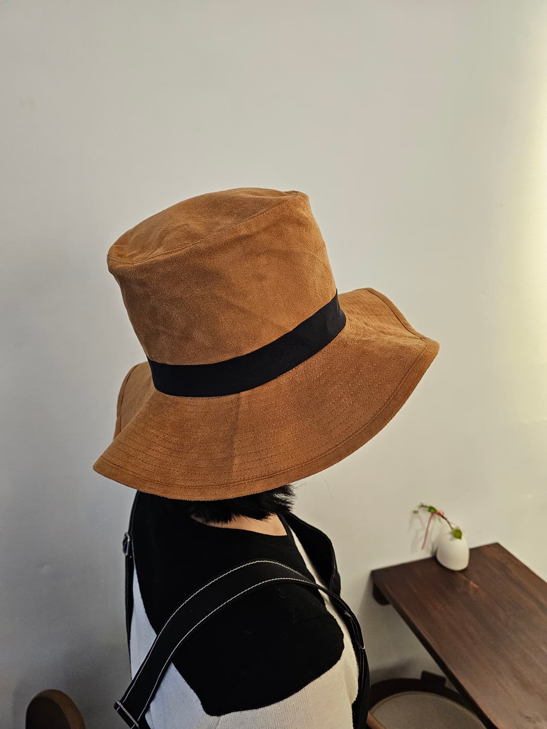 Japan 카라멜 하이크라운 카노티에 hat 상품이미지6