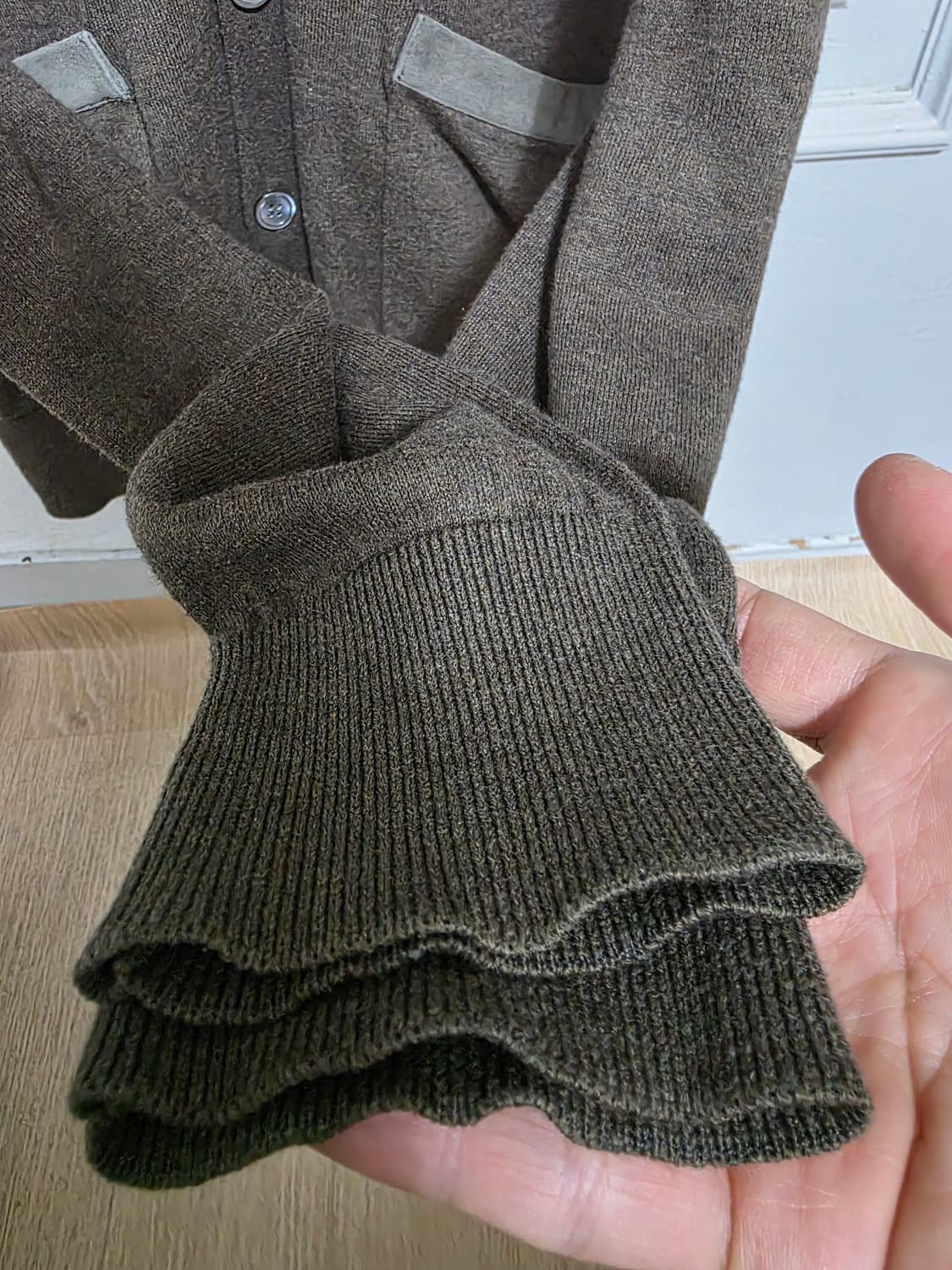 라코스테 남성용 코튼 캐시미어 혼방 가디건 100 상품이미지6