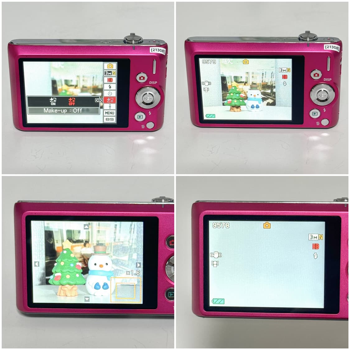 카시오 엑슬림 EX-ZS190 체리핑크 빈티지디카 상품이미지4