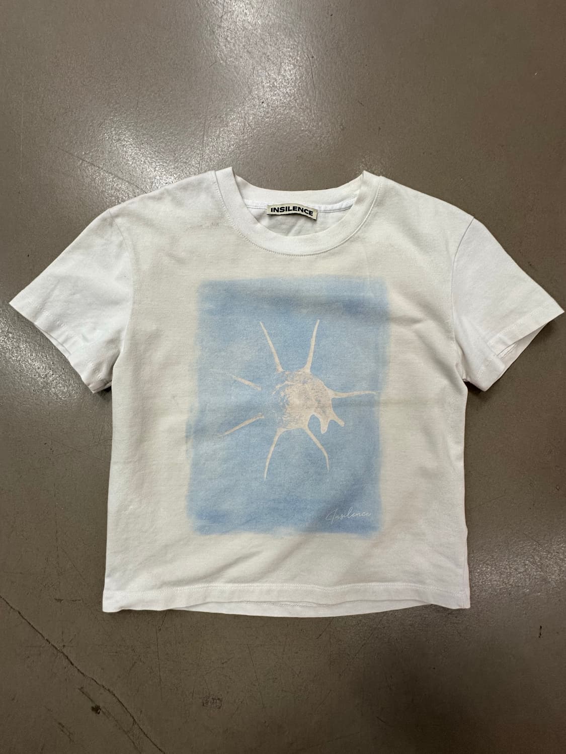 인사일런스 크롭 반팔//빈티지카고치마 상품이미지7