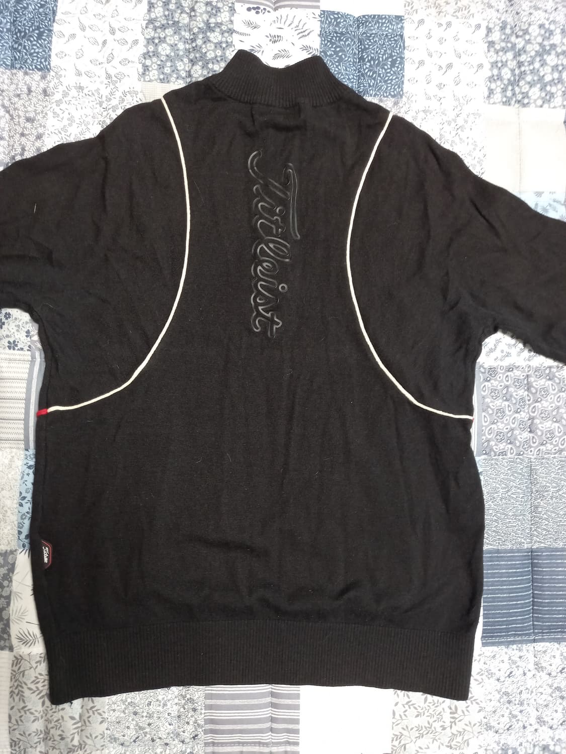 타이틀리스트 블랙 골프 니트 풀오버   L 상품이미지6