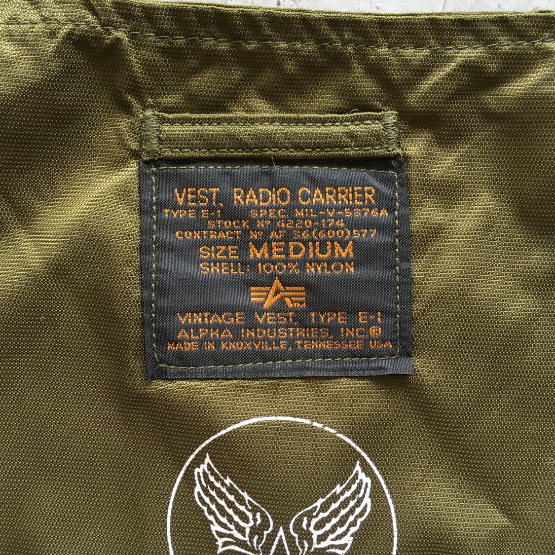 1990’s Alpha Industries E-1 Vest 상품이미지4