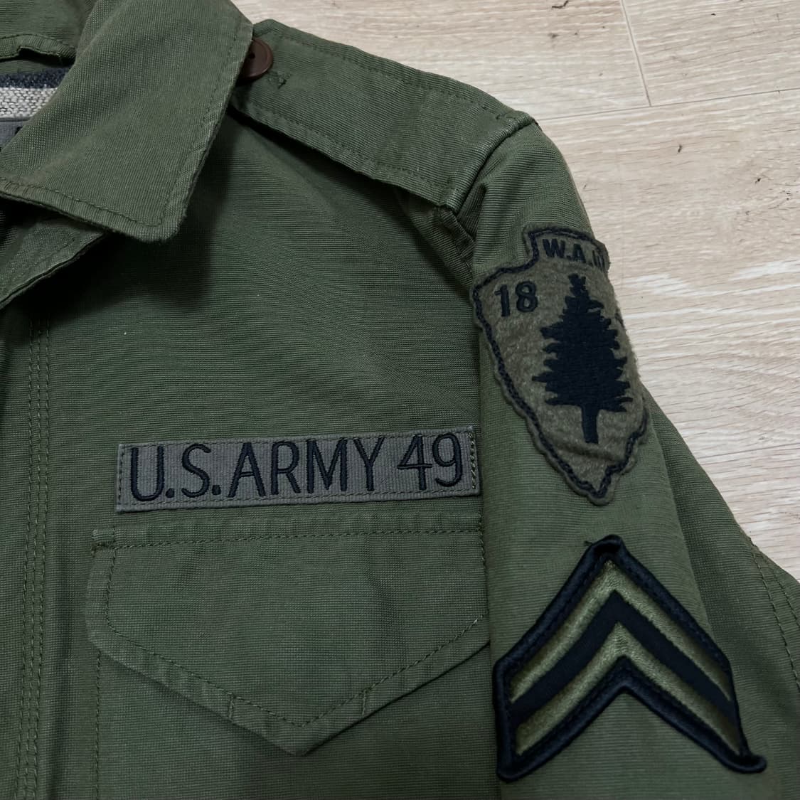 후아유 미군 밀리터리 와펜 M-51 필드 야상자켓 [카키] S/90 상품이미지4