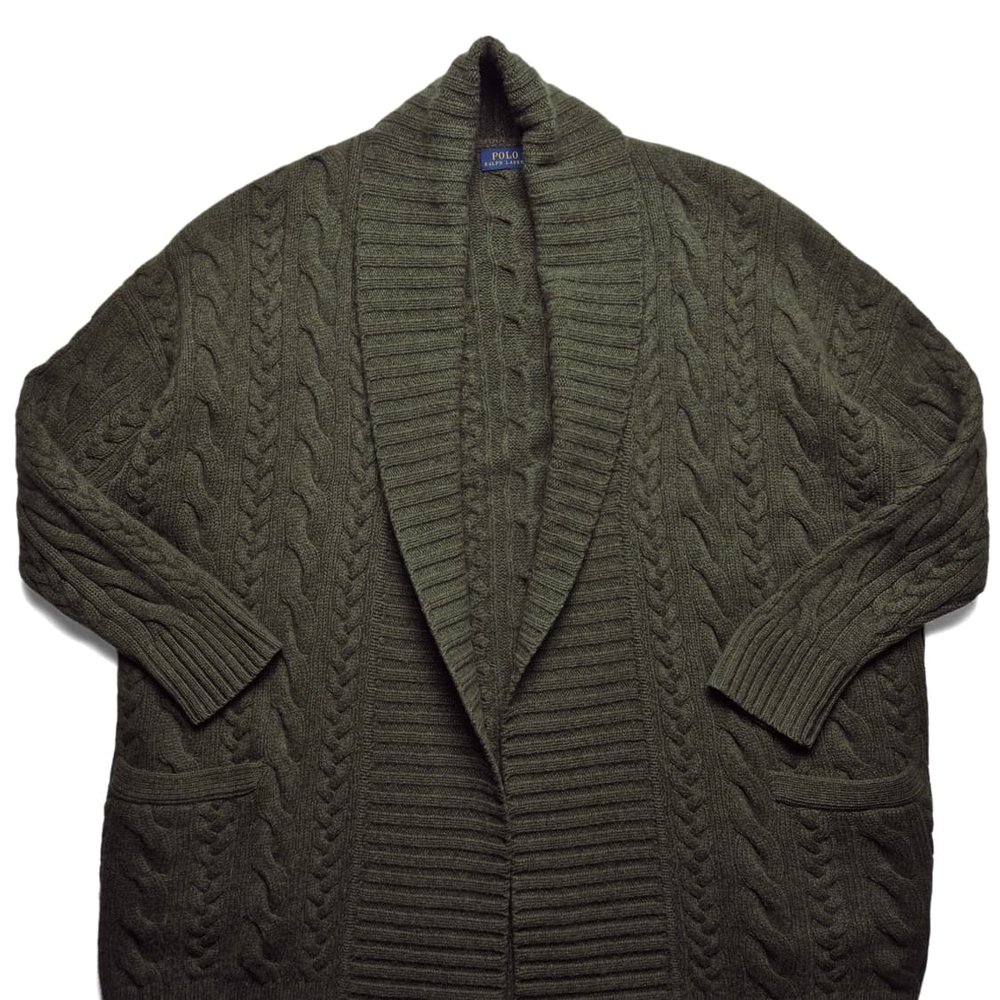 [S] 폴로 랄프로렌 숄카라 케이블 가디건 상품이미지3