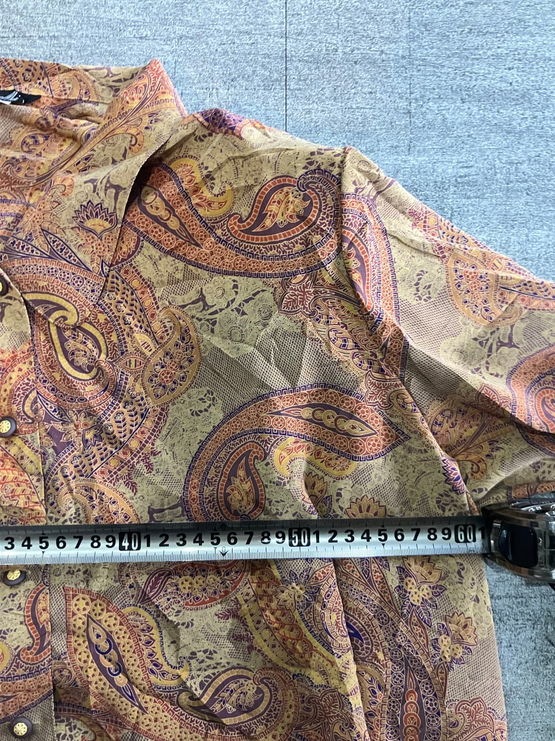 일본빈티지 Titmemoi 오리엔탈보헤미안 복고풍 블라우스자켓 상품이미지3