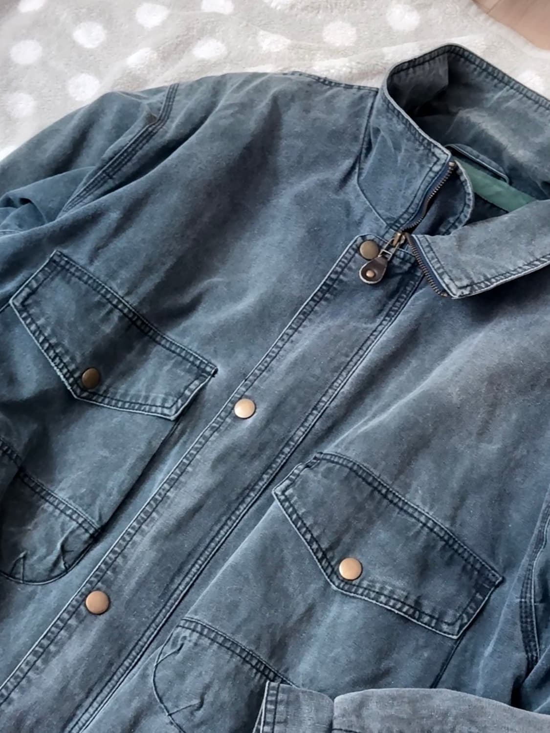 빈티지 청 워크자켓 상품이미지1
