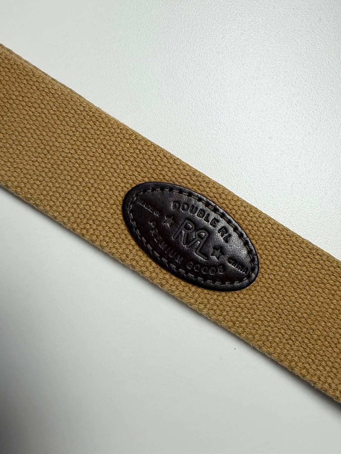 더블알엘(RRL) 서플러스 웨빙 천 벨트 (카키 / 32) 상품이미지5