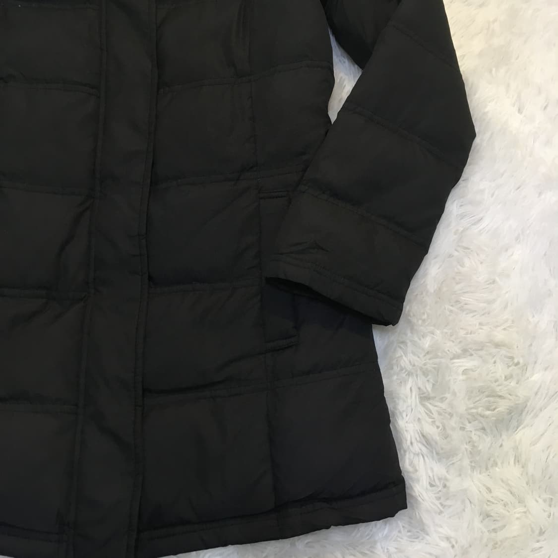 빈티지 로즈 블랙 롱 패딩 y2k 스트릿 갸루 펑키 일본빈티지728 상품이미지5