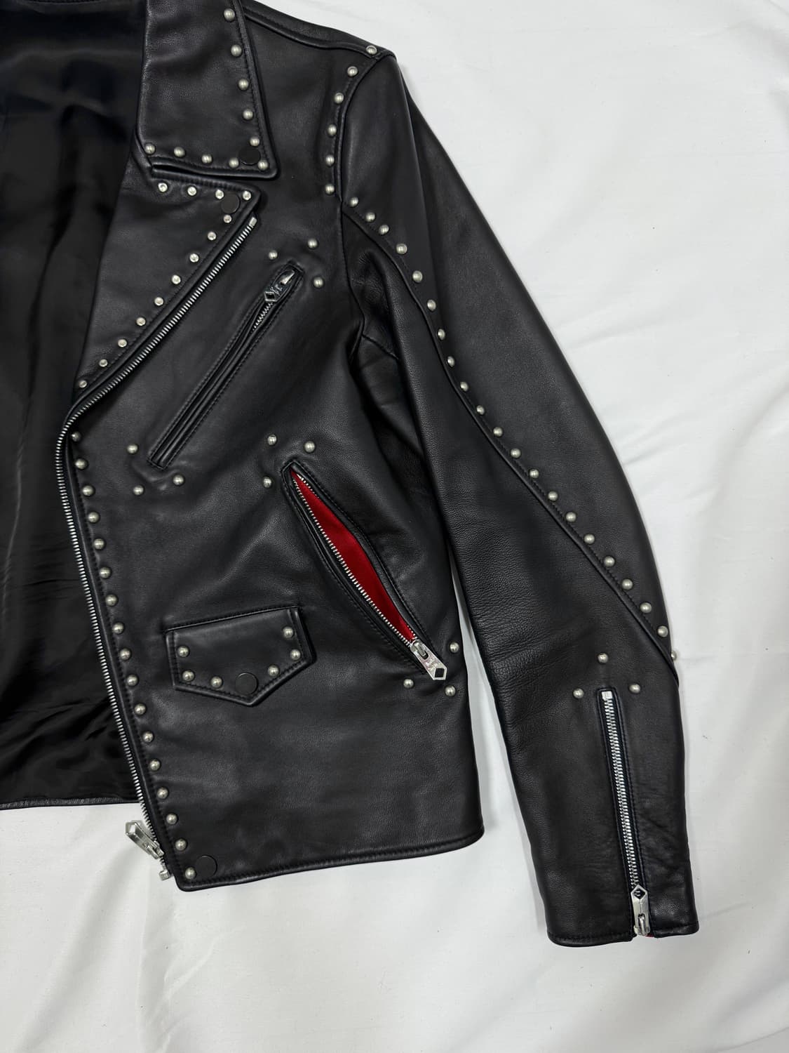 폴 스미스 스터드 레더 자켓 상품이미지6