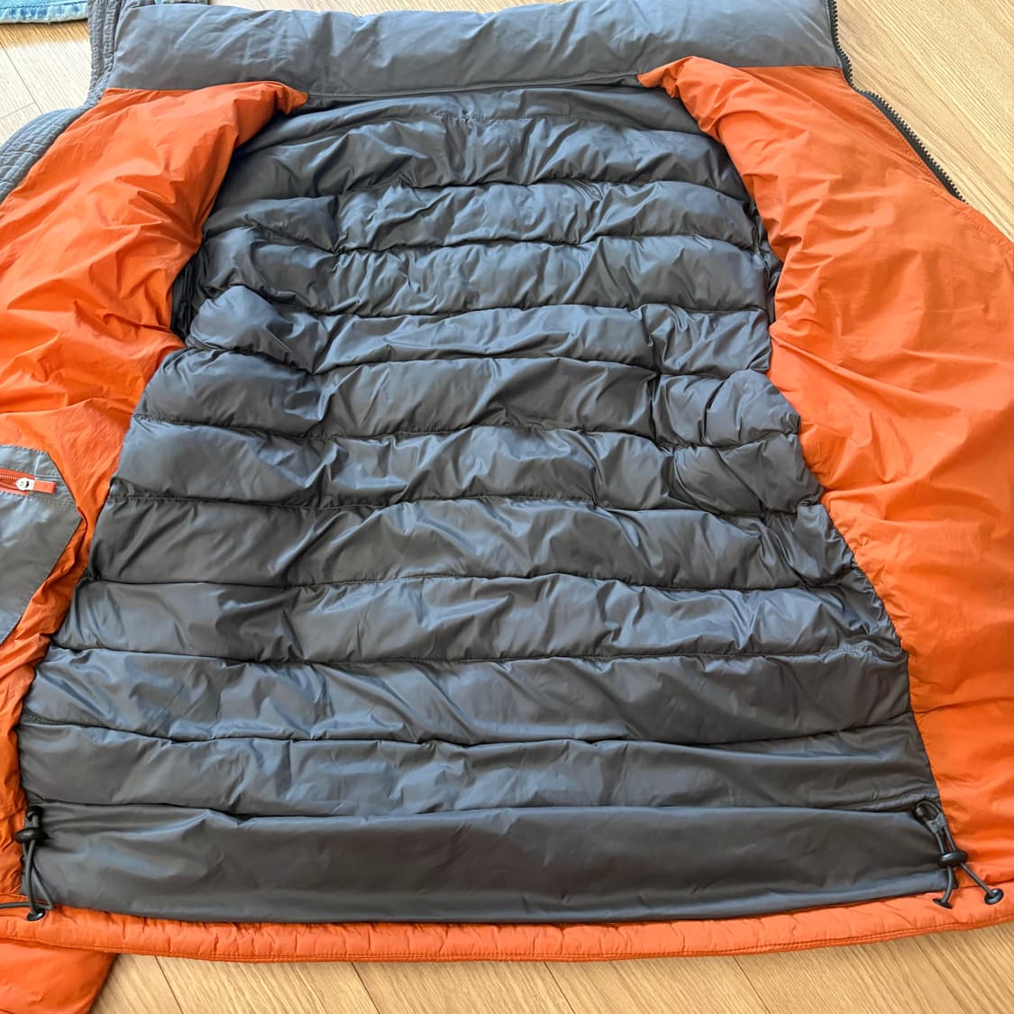 휠라 오렌지색 패딩 점퍼 100 상품이미지6