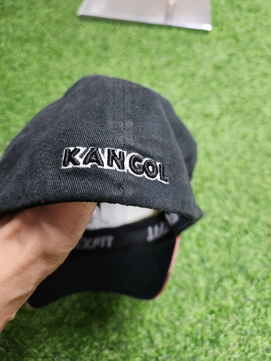 빈티지 KANGOL 블록체크 볼캡 🧢 레어템 찜각 상품이미지3