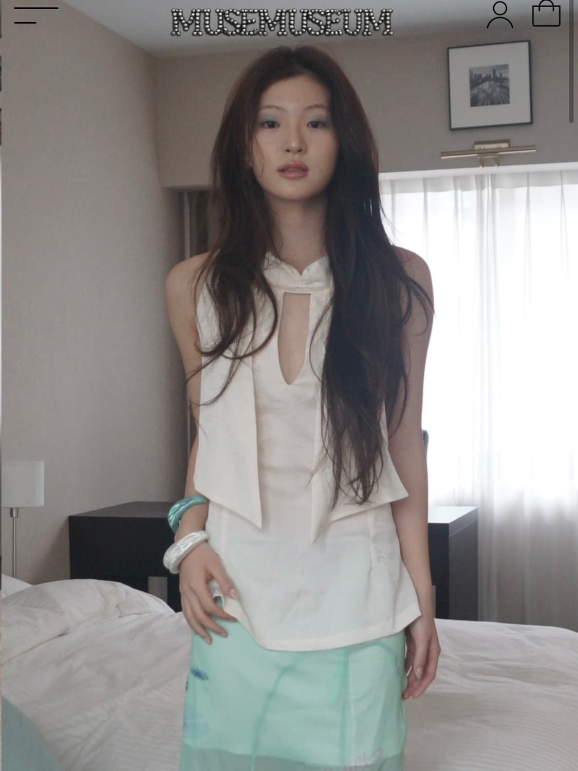뮤즈뮤지엄 Halter Oriental Blouse 상품이미지1