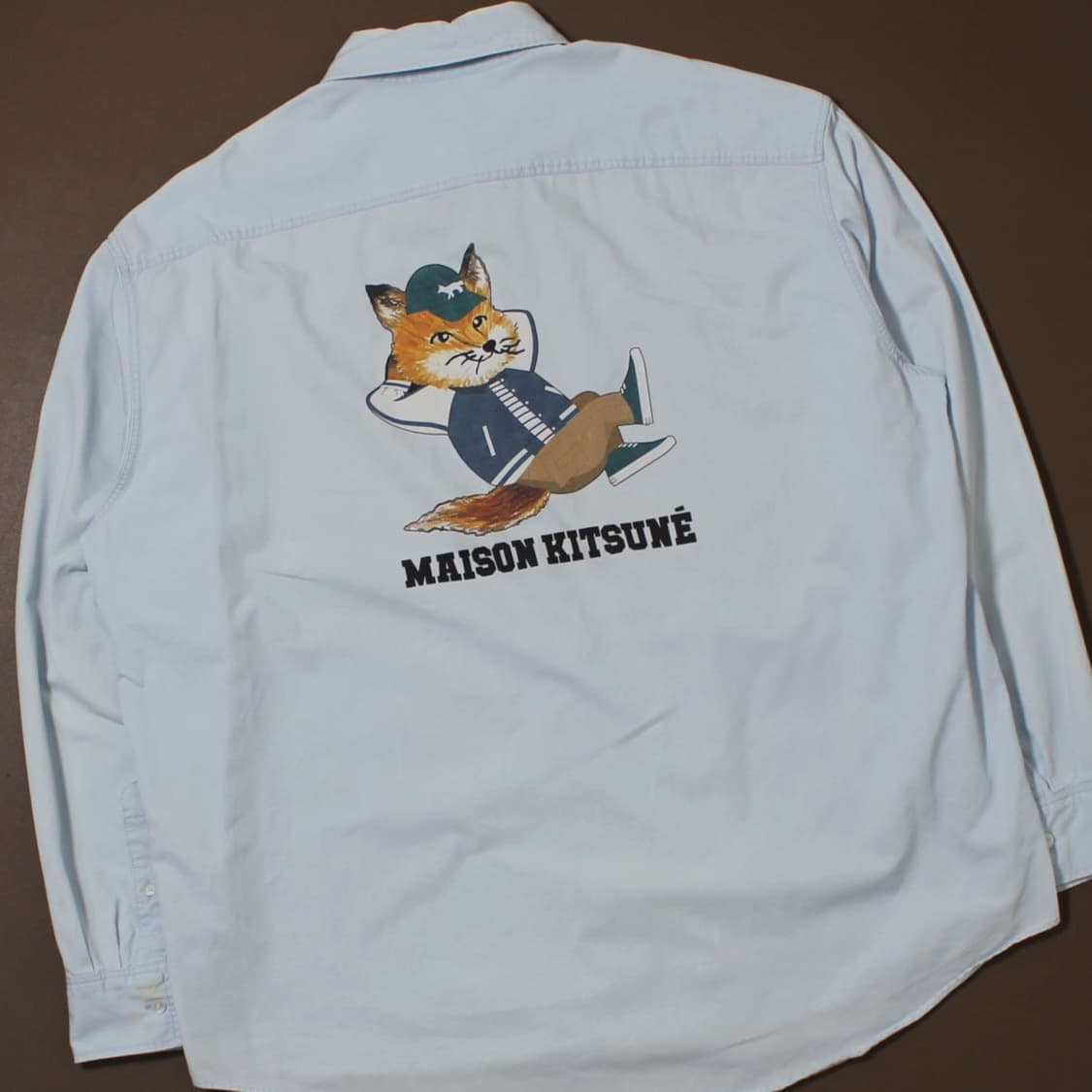 Maison Kitsune 메종키츠네 백 프린팅 셔츠  상품이미지1