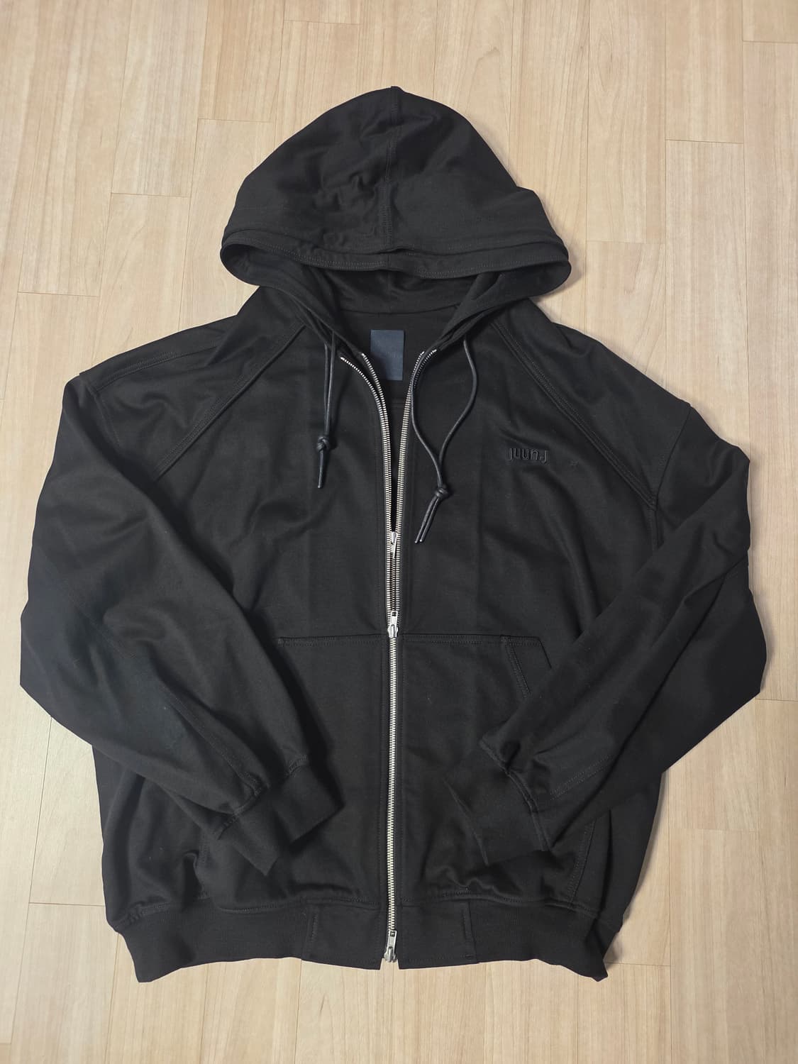 준지 더블 레이어드 후드 집업 상품이미지1