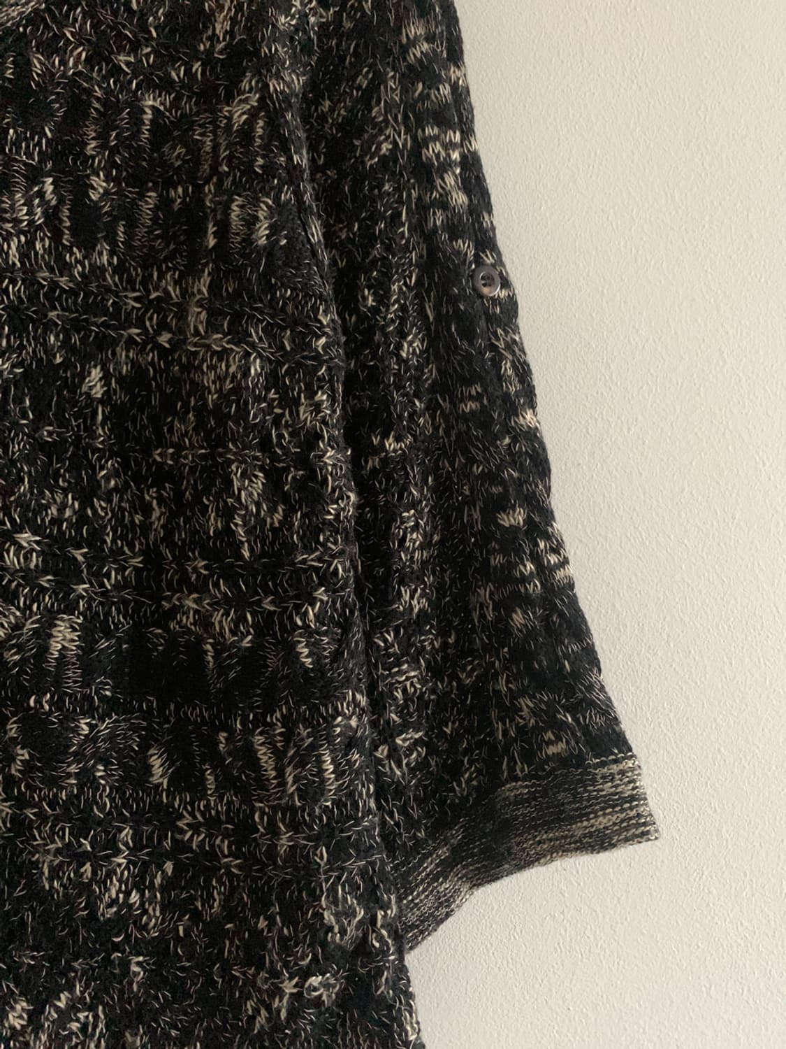 (Indivi)Black Warm Loose Cardigan 상품이미지6