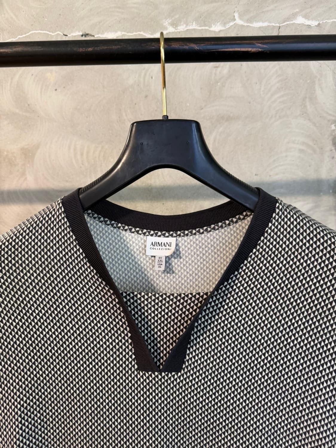 아르마니 꼴레지오니 저지 패브릭 티셔츠 105 상품이미지3