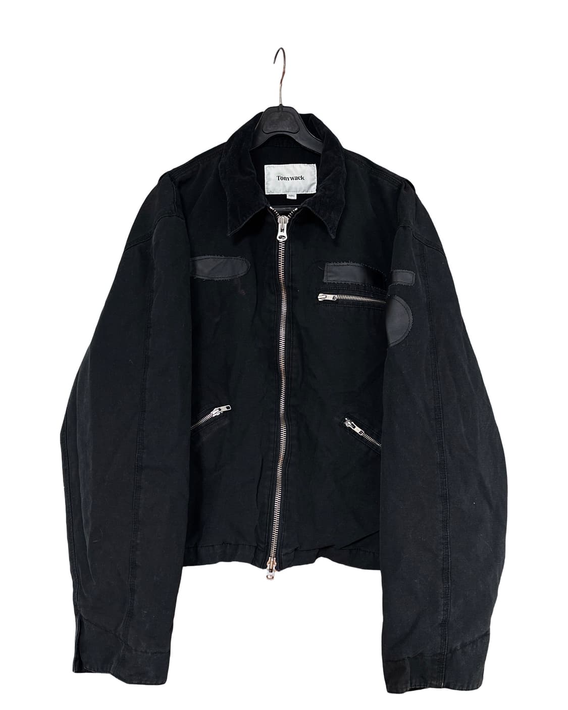 토니웩 코듀로이 블랙 워크자켓 상품이미지1