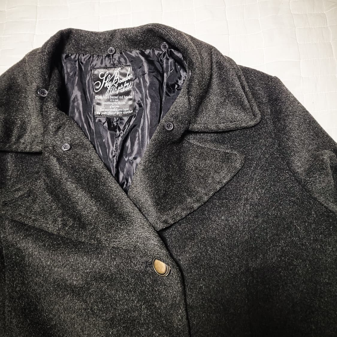 '00s Sky Bomber Wool Blend Short Coat 상품이미지2
