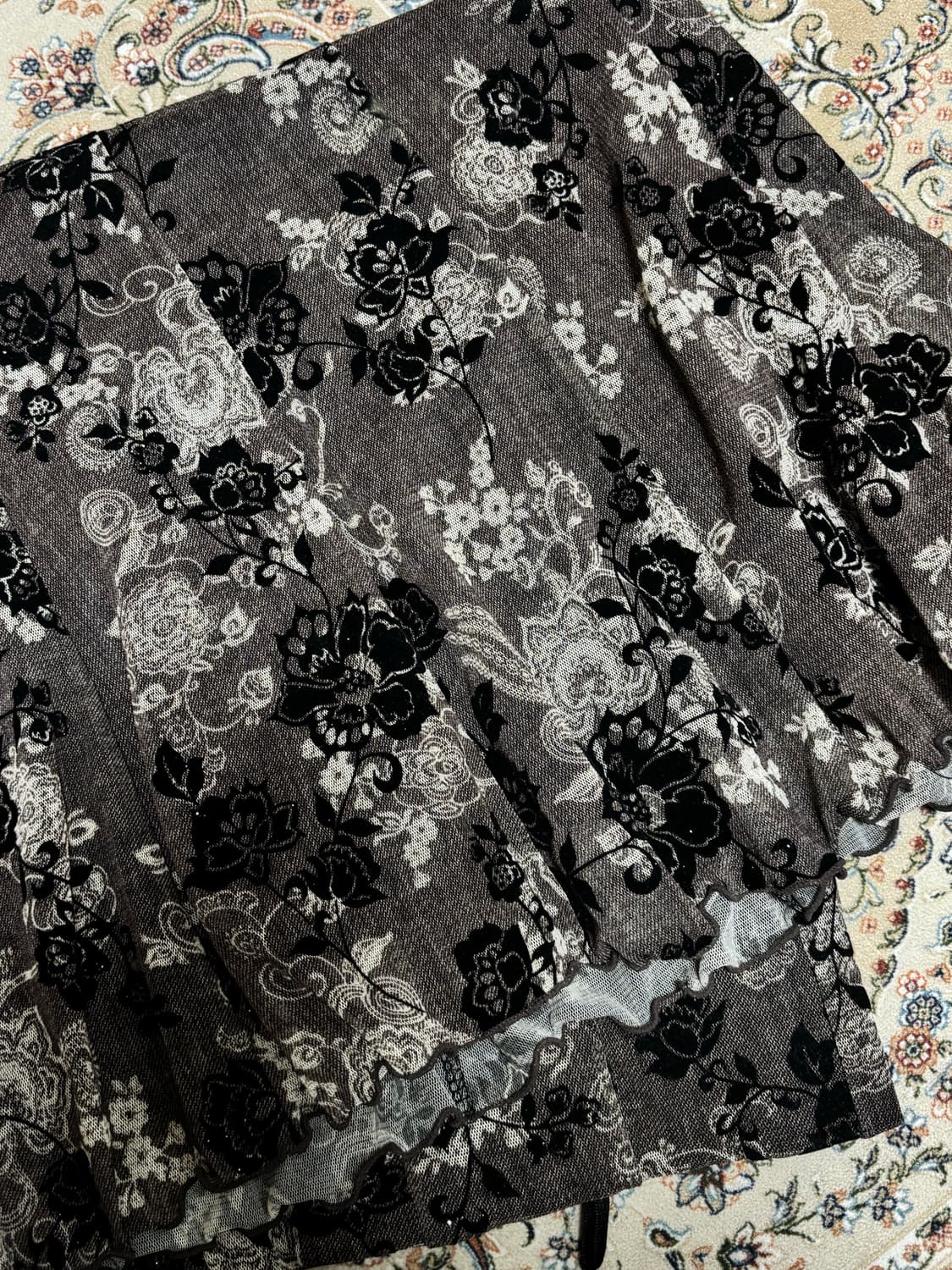 Japenese vintage 오리엔탈스커트 페어리스커트 뮤트톤 대장급 상품이미지2