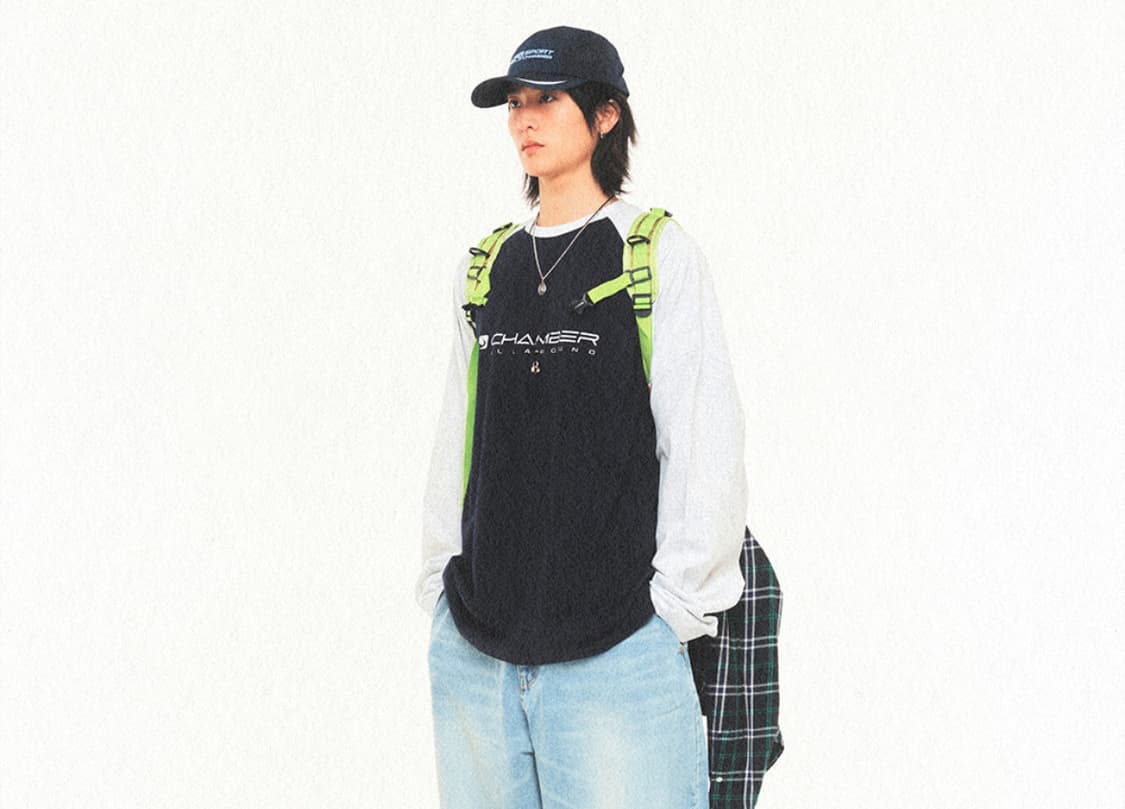 스포츠챔버 래글런 티셔츠 상품이미지1