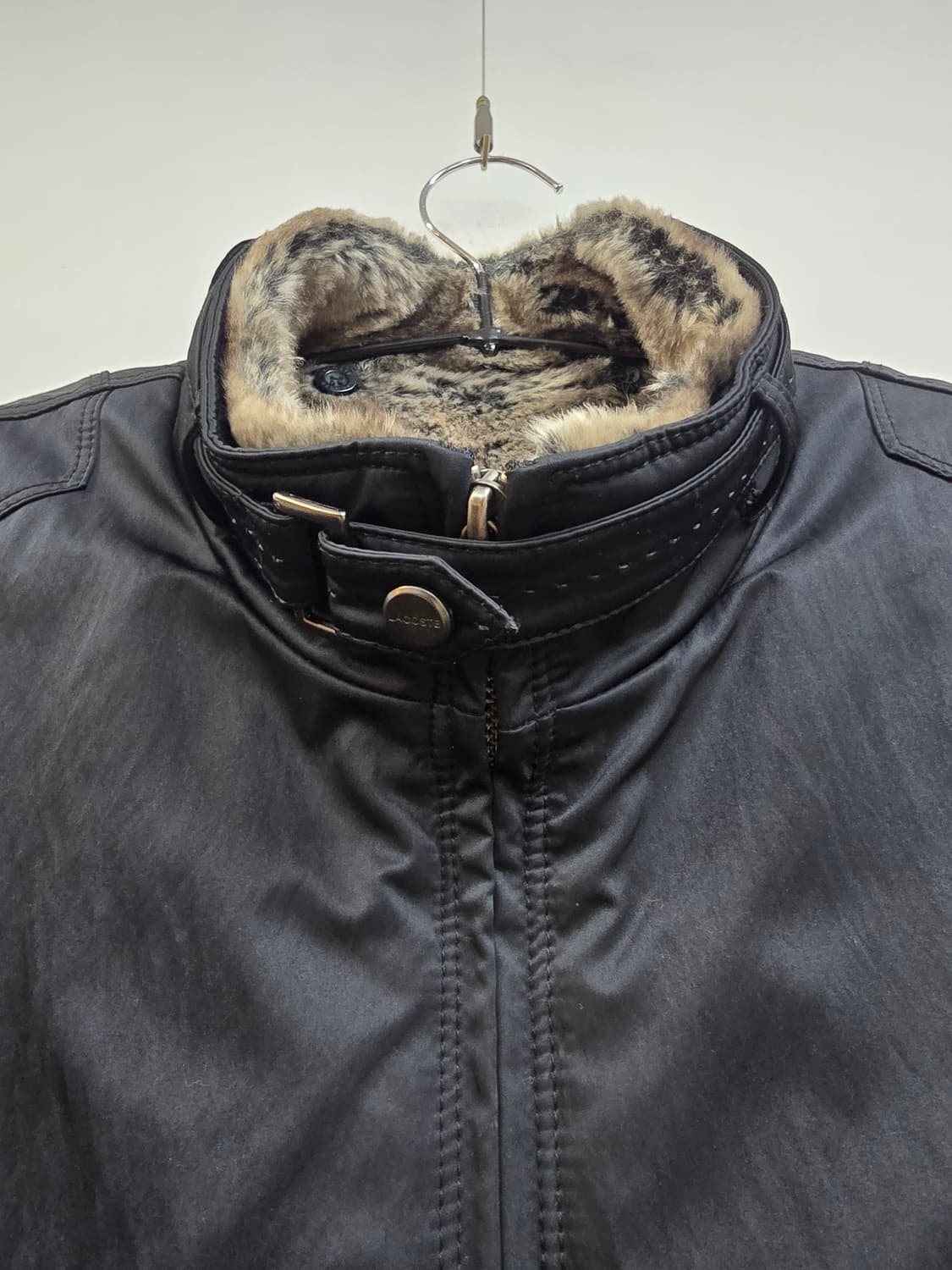 라코스테 안감털기모 블루종 집업자켓 상품이미지3