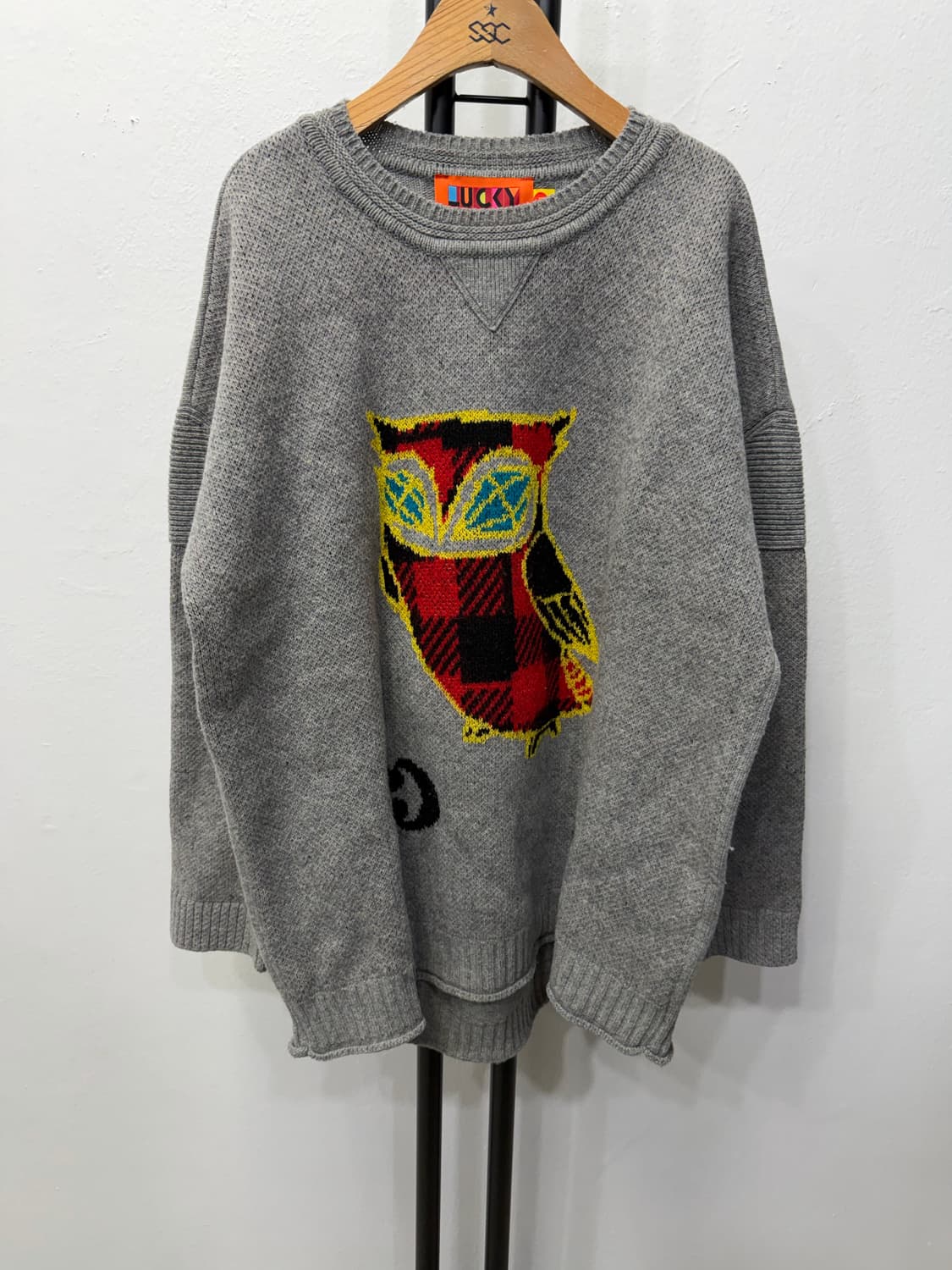 정품) 럭키슈에뜨 오버핏 니트 스웨터 F 상품이미지1