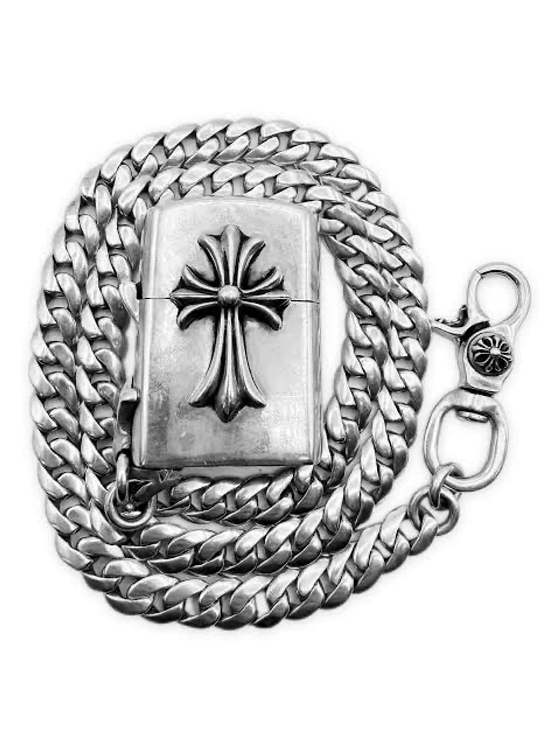 크롬하츠 지포라이터 쿠반 월렛체인 롱 상품이미지1