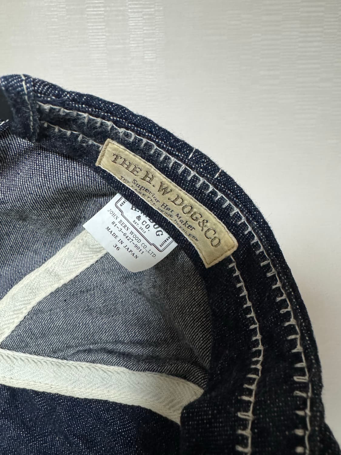 도그앤코 데님 캡 상품이미지8