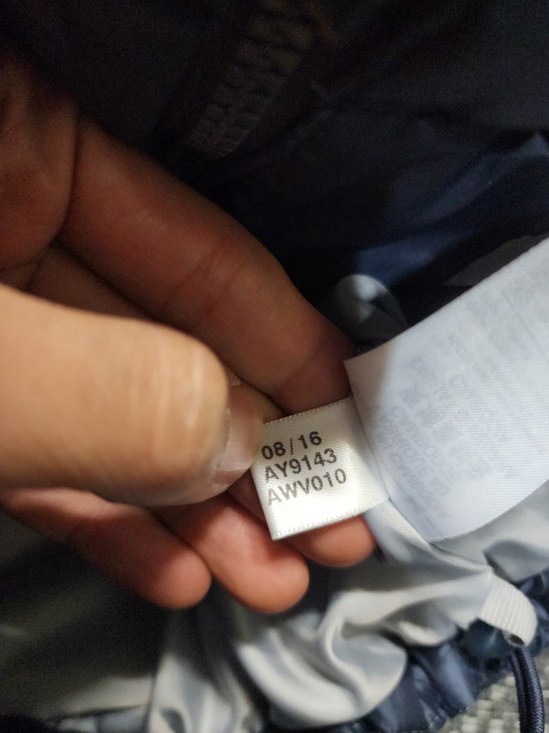 아디다스 퀼팅 블루종 자켓 85사이즈  상품이미지3