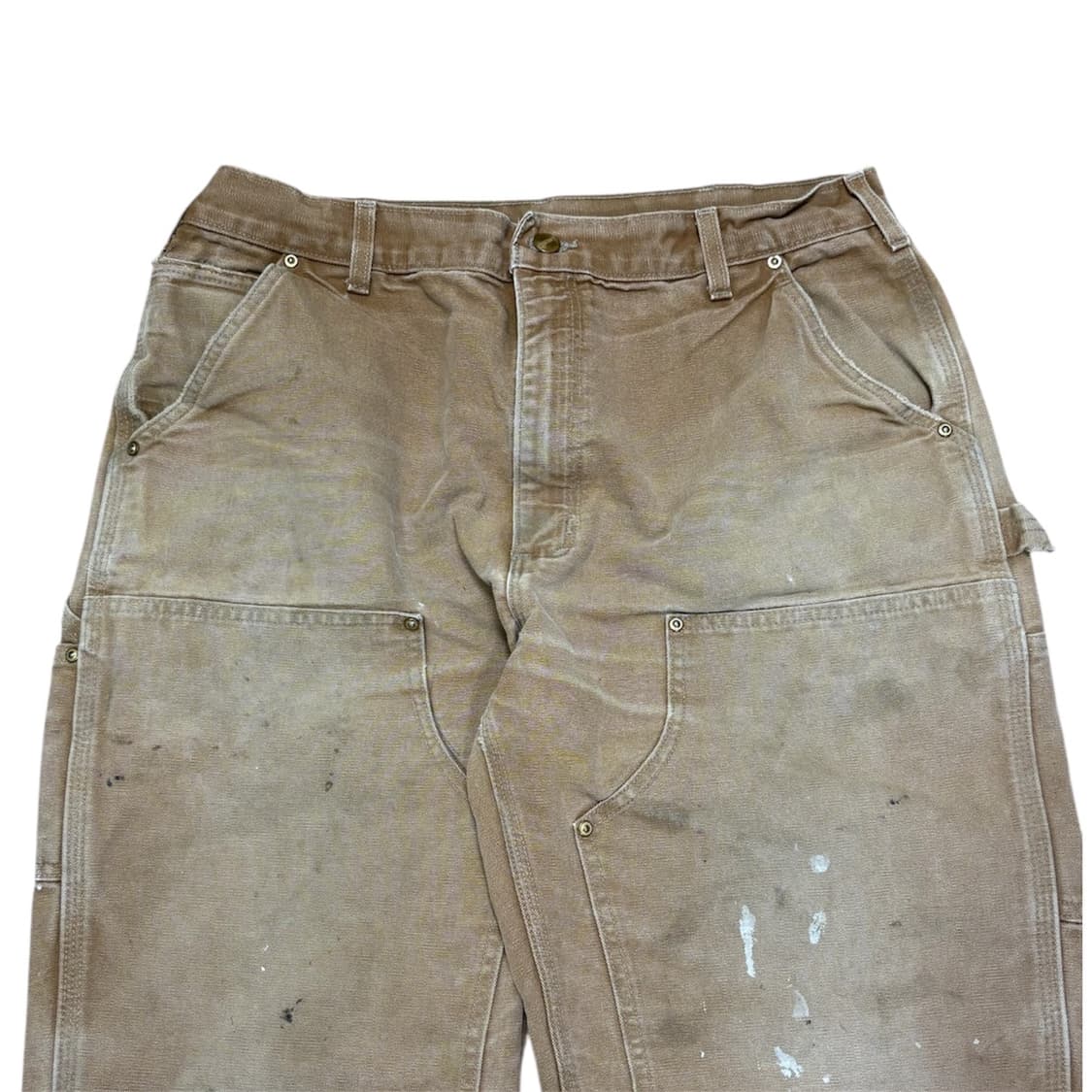 칼하트 B01 더블니 usa 브라운 faded 상품이미지3