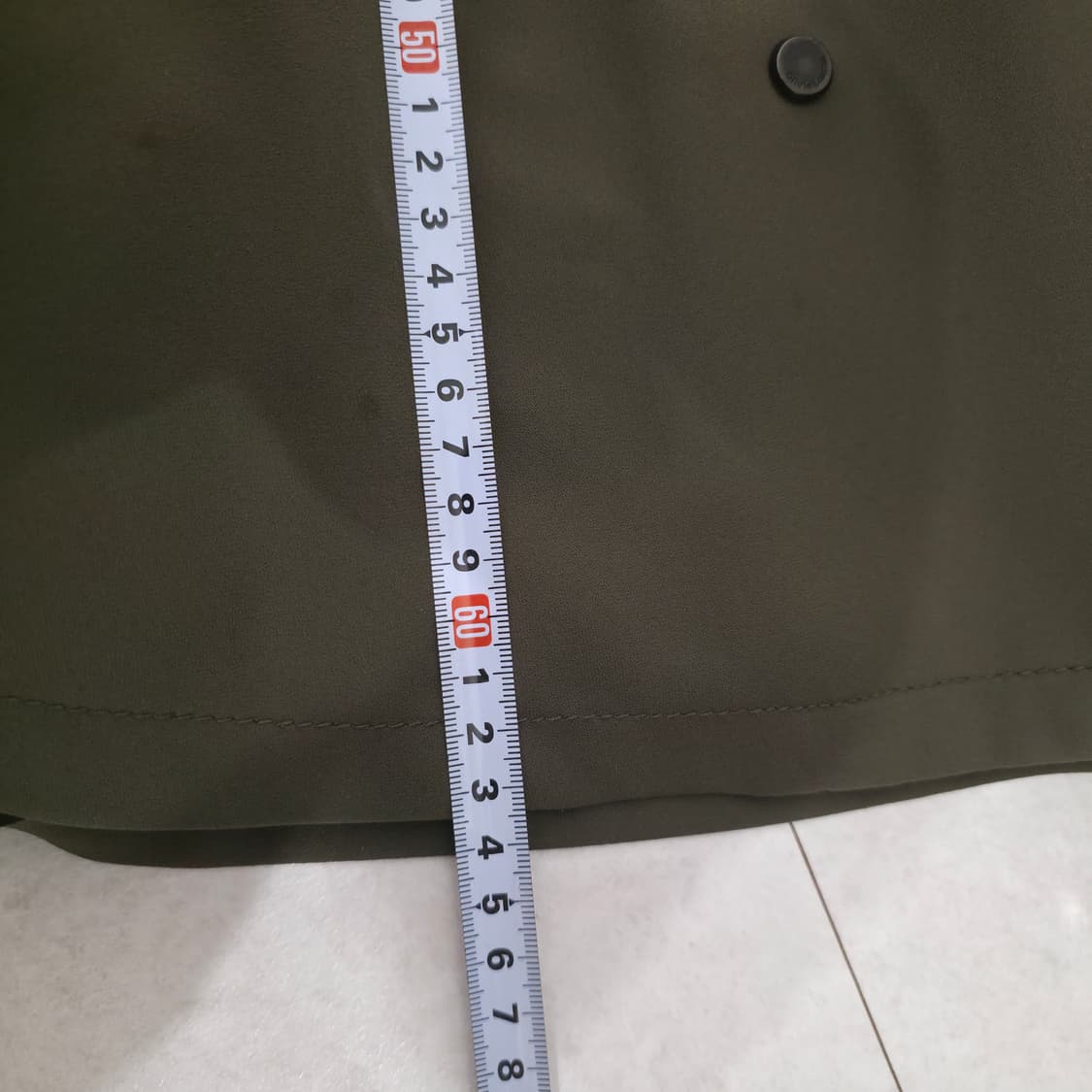 올리비아로렌 카키 트렌치코트 95 상품이미지8