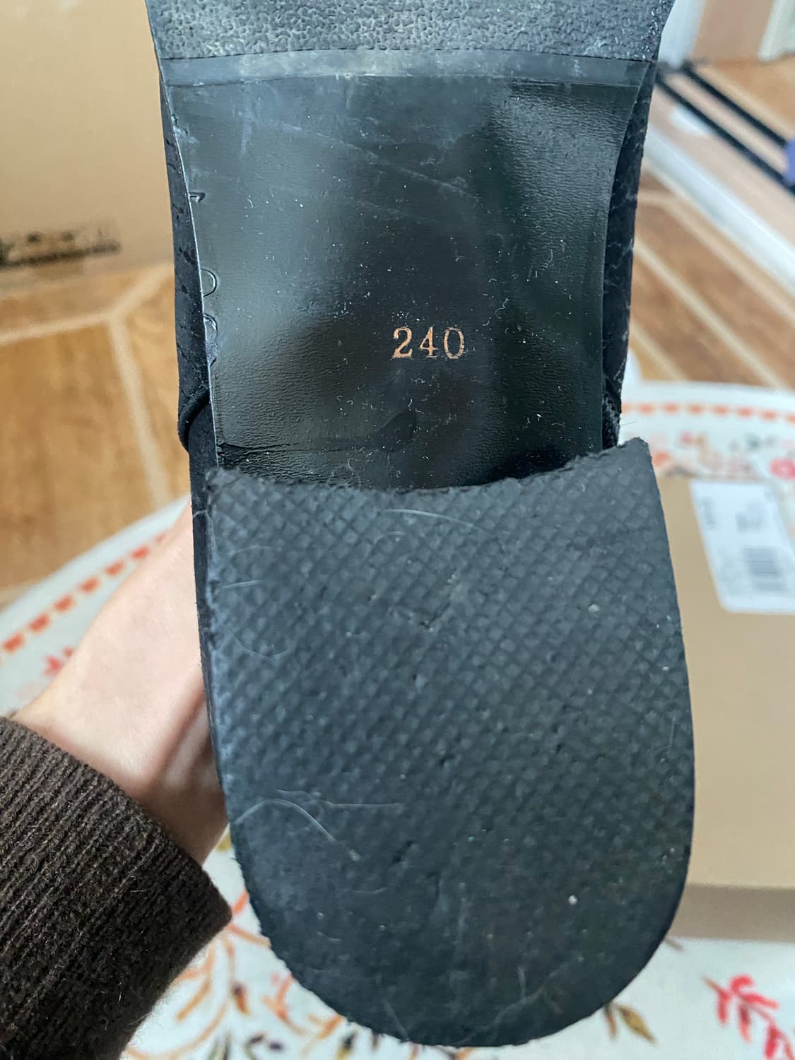 ANGO 블랙 앵클 부츠 240mm 상품이미지9