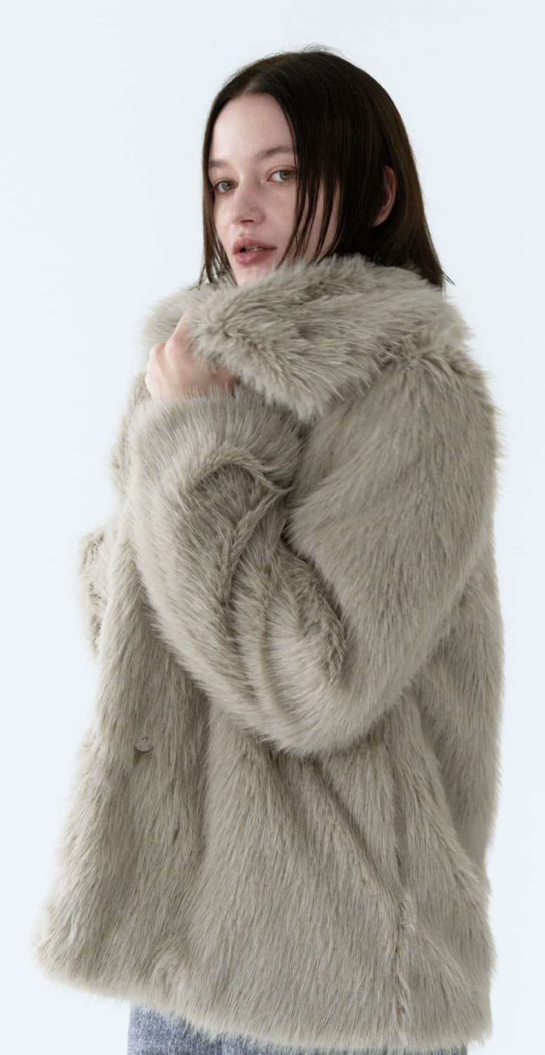 FOG FUR JACKET [LIGHT GREY] 상품이미지2