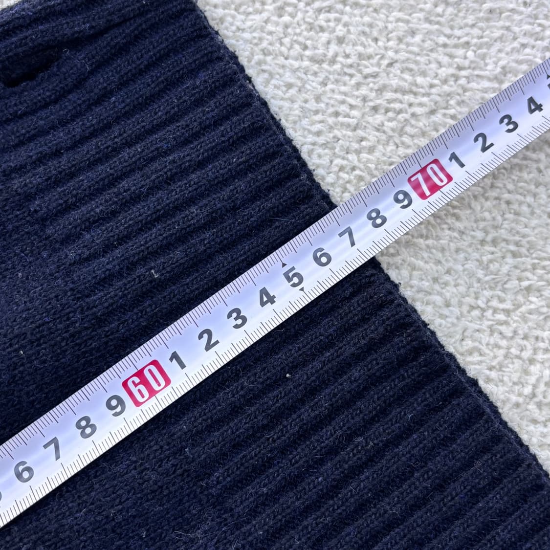 L 고급 빈티지 로고 패치 니트 스웨터 0402E 상품이미지6