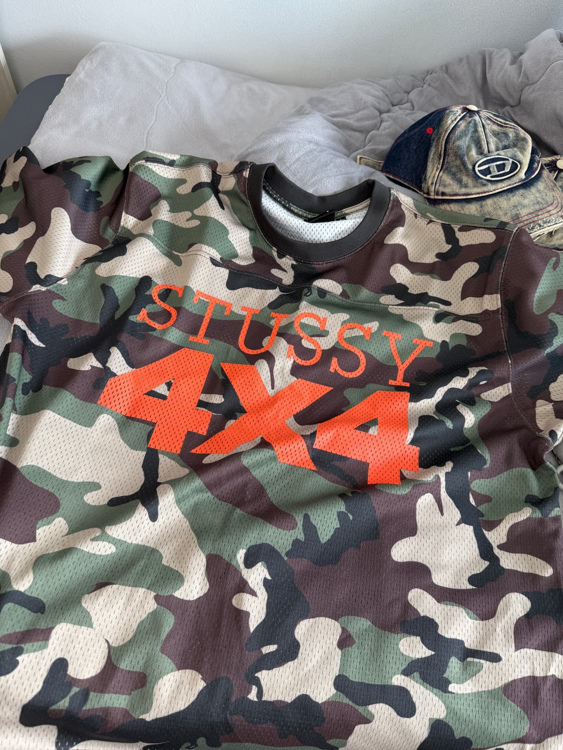 스투시 4x4 메쉬 풋볼 저지 카모 상품이미지1