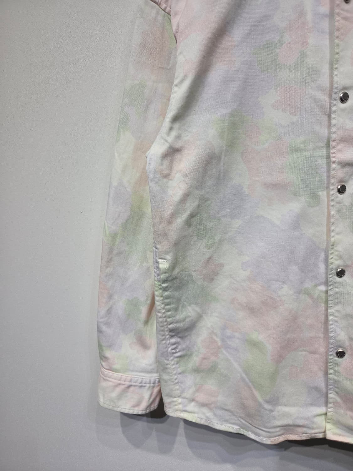 Customellow 커스텀멜로우 파스텔 카모 스냅 셔츠 상품이미지4