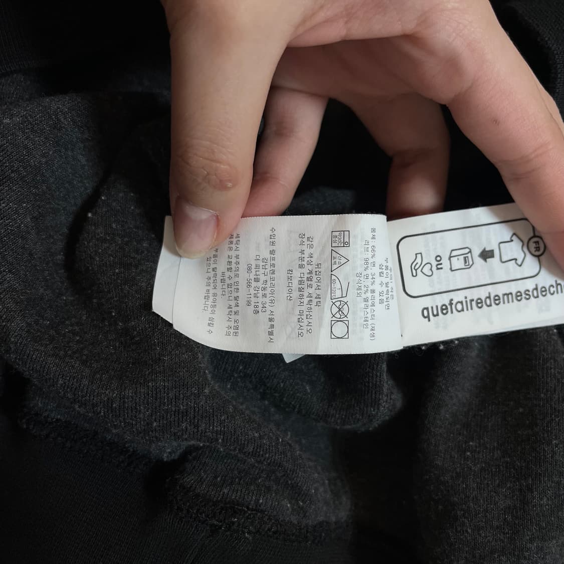 [정품]  폴로 블랙 / 화이트포니 맨투맨 [ L ] 상품이미지6