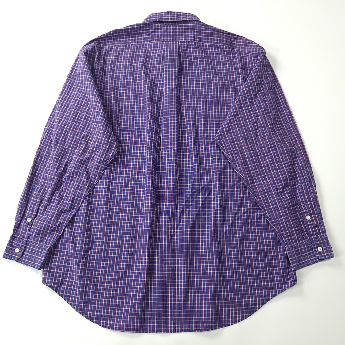 CK160 XL 폴로 90s 퍼플 스몰 타탄체크 셔츠 남방 상품이미지6