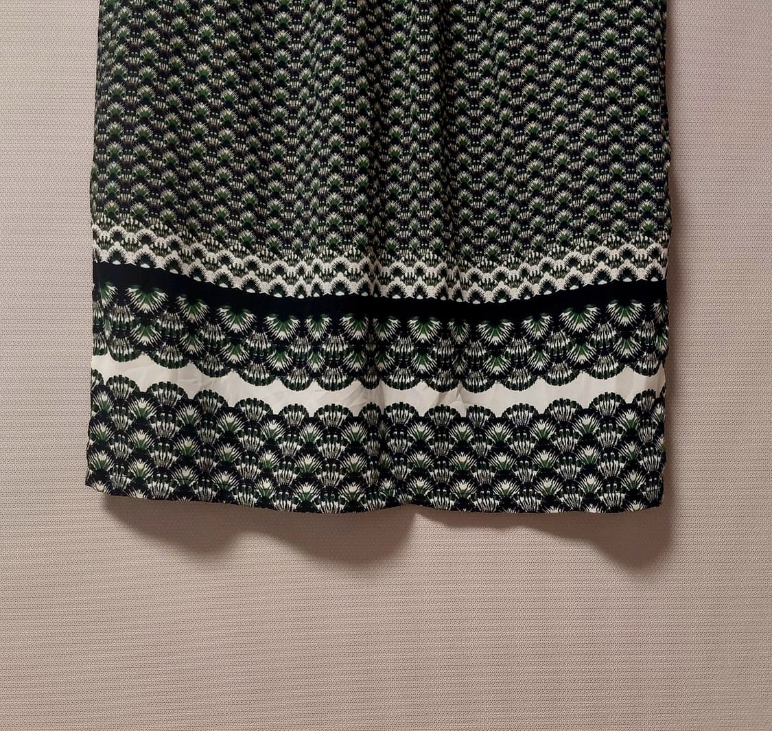 그린 쉘패턴 홀터넥 원피스 상품이미지4