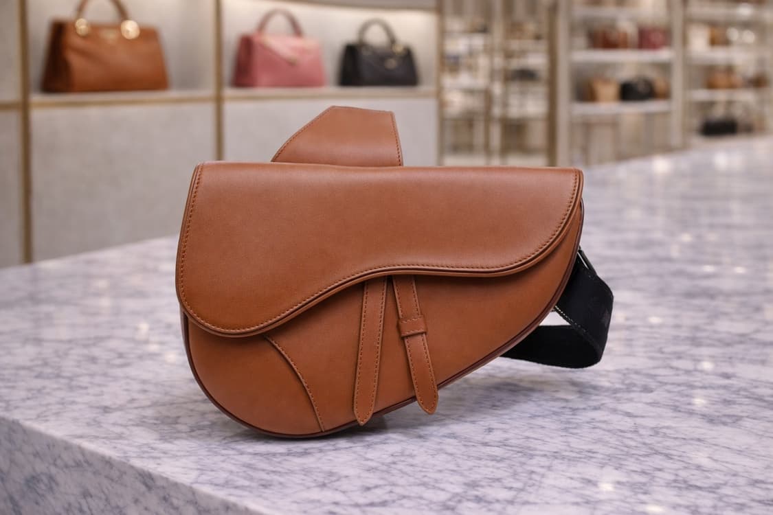 [S급] 디올 옴므 남성 새들백 브라운 판매합니다!!! 상품이미지1