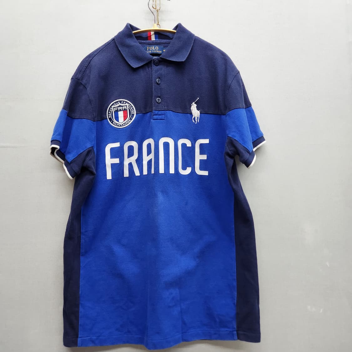 폴로랄프로렌 빅포니/프랑스국대 로고 반팔카라 M(M)남여공용 상품이미지1