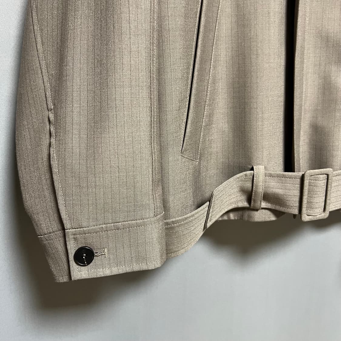 MMGL 스트라이프 울 블루종 자켓 3 상품이미지4