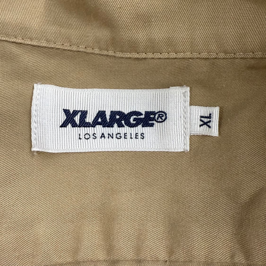 [정품/XL] XLARGE 워크 셔츠 베이지 b10 상품이미지5