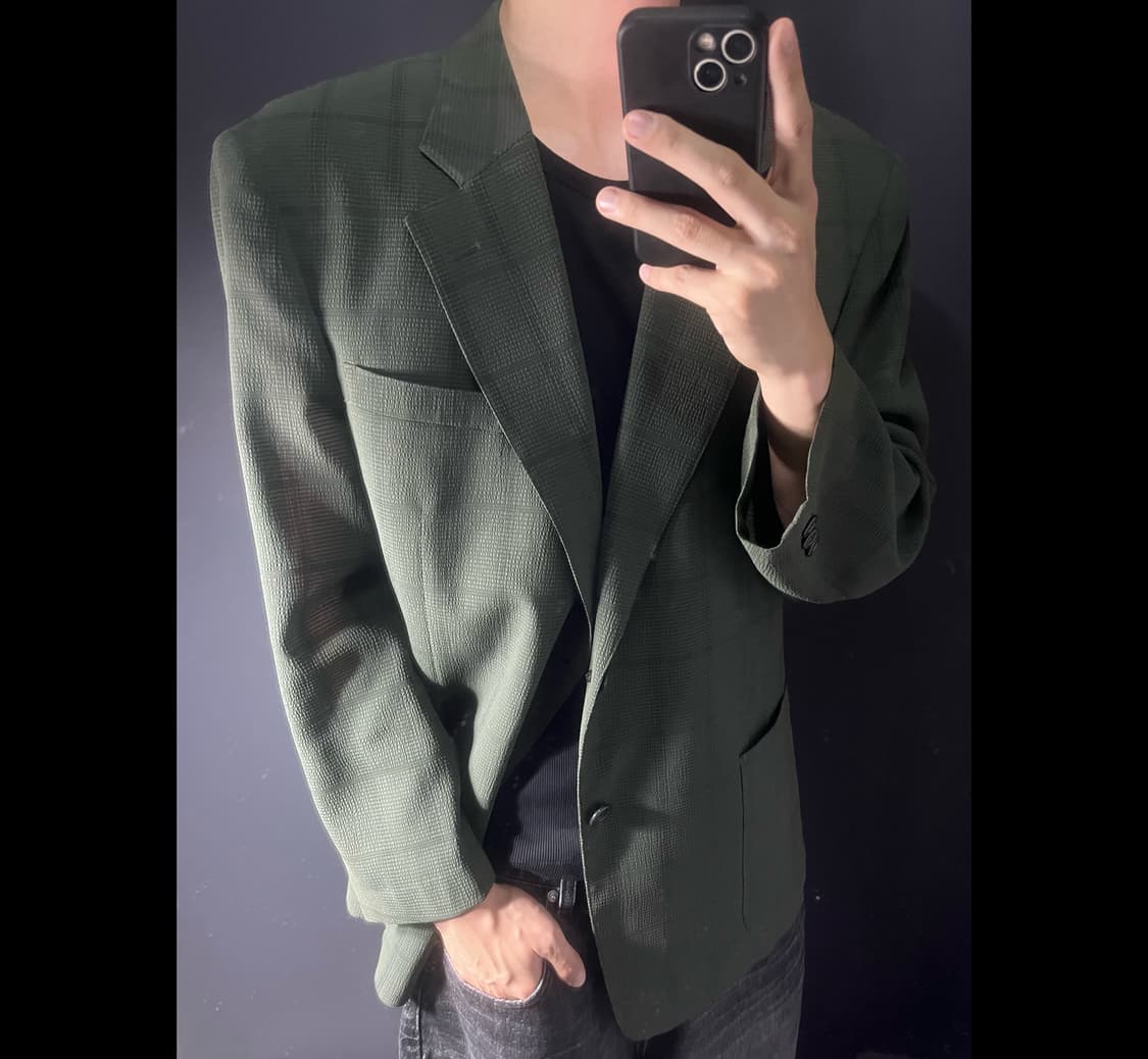 DAKS 시어서커 블레이저 상품이미지1