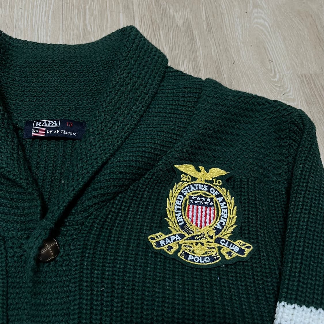 라파 클럽 키즈 카라 니트 가디건 13세 상품이미지3