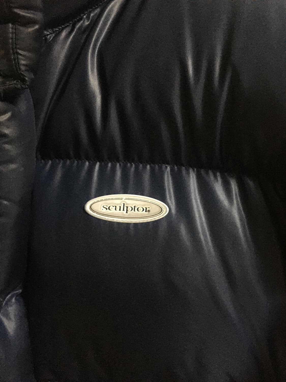 스컬프터 리버시블 패딩 네이비/흰 상품이미지5