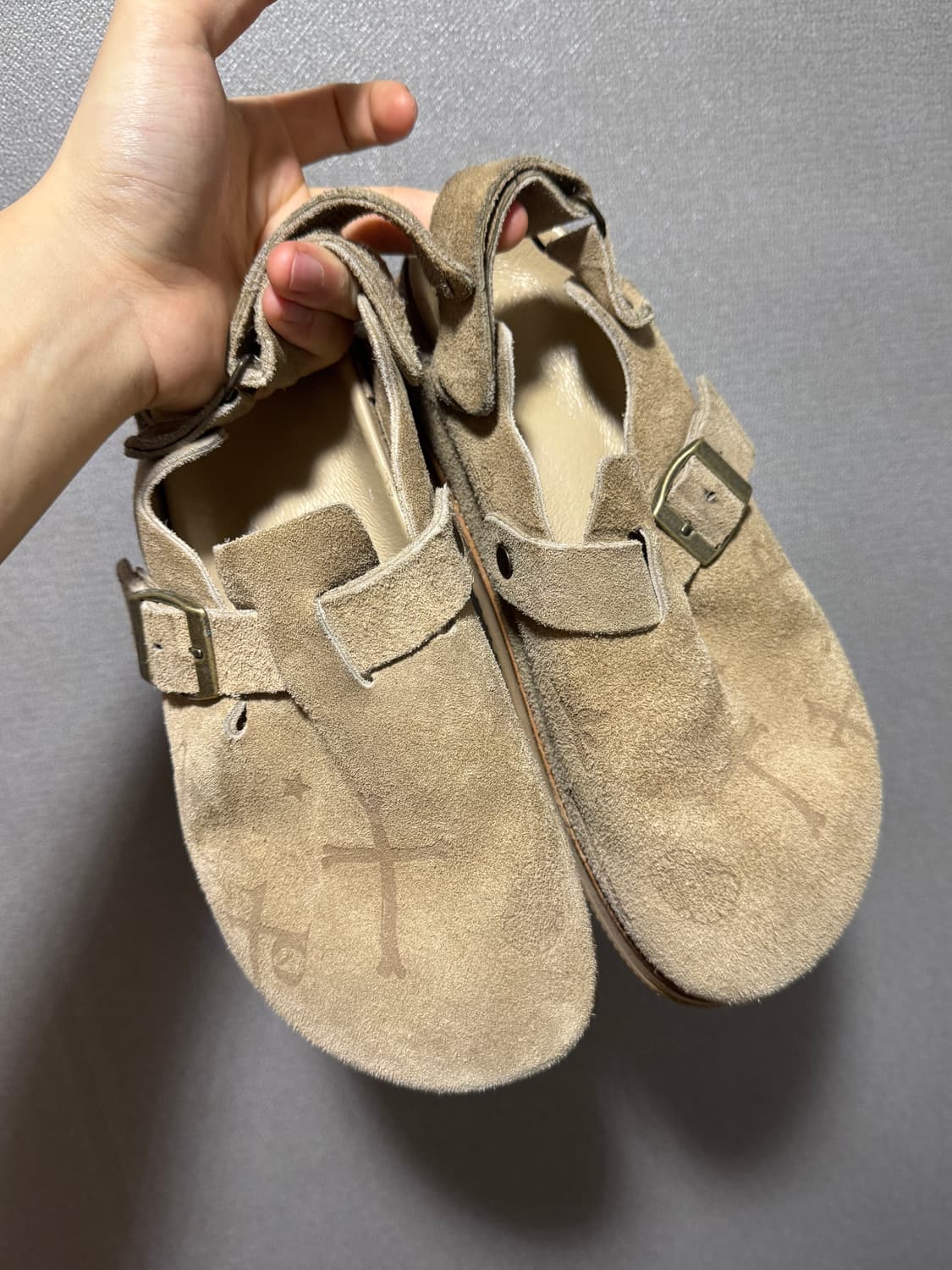 [2] 폴리테루 슬라이더 베이지 슬리퍼 상품이미지1