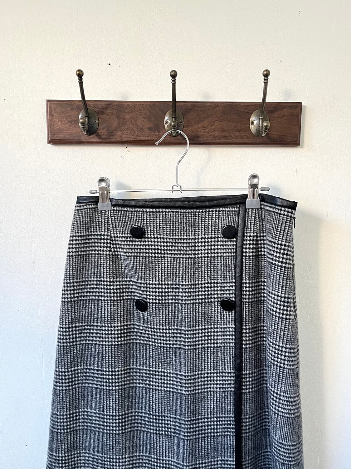 UNTITLED 하운드투스 울 스커트 상품이미지2